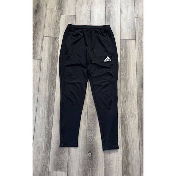 Adidas Climacool Black Athletic Pants w/Zippered Pocket & Ankle Mens Size Medium - Picture 1 of 9